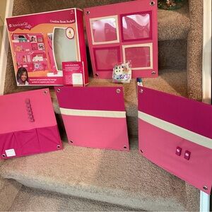 American Girl Pink Creative Room Pockets Set